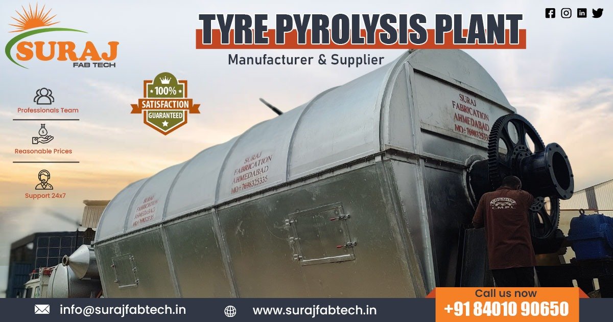 Tyre Pyrolysis Plant in Jharkhand