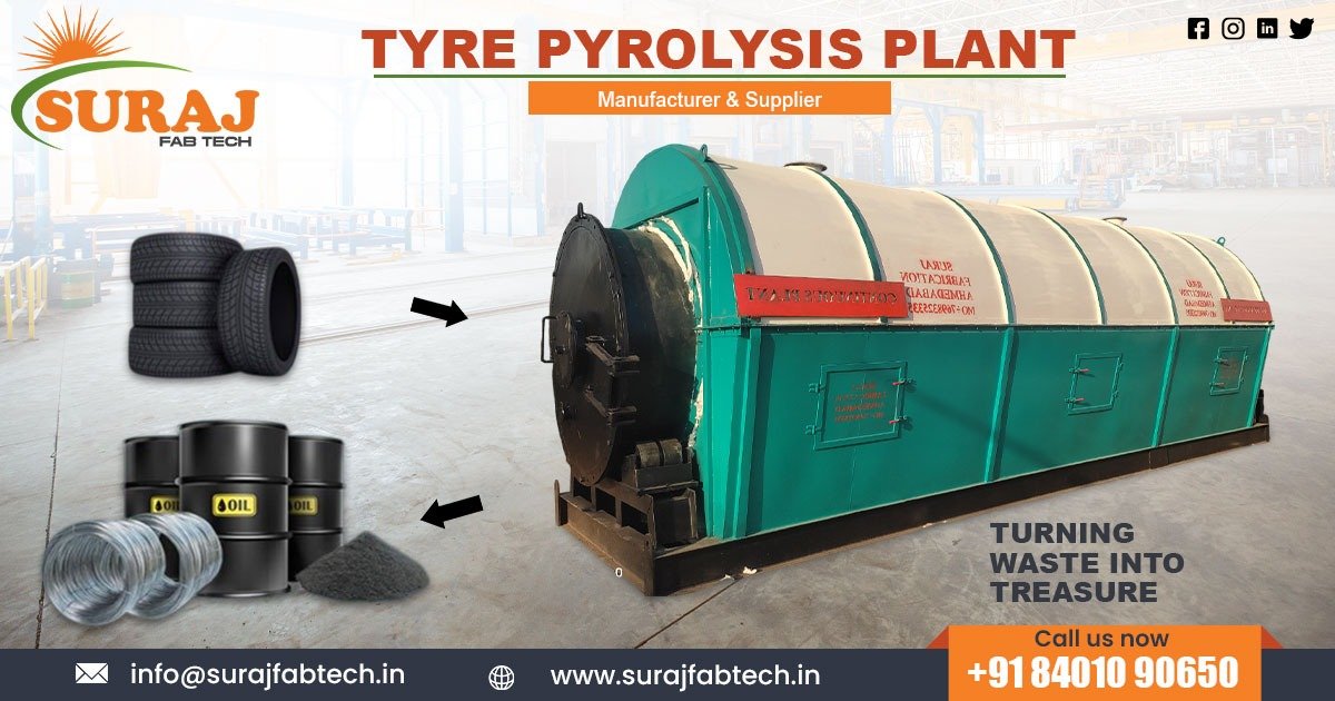 Tyre Pyrolysis Plant in Rajasthan