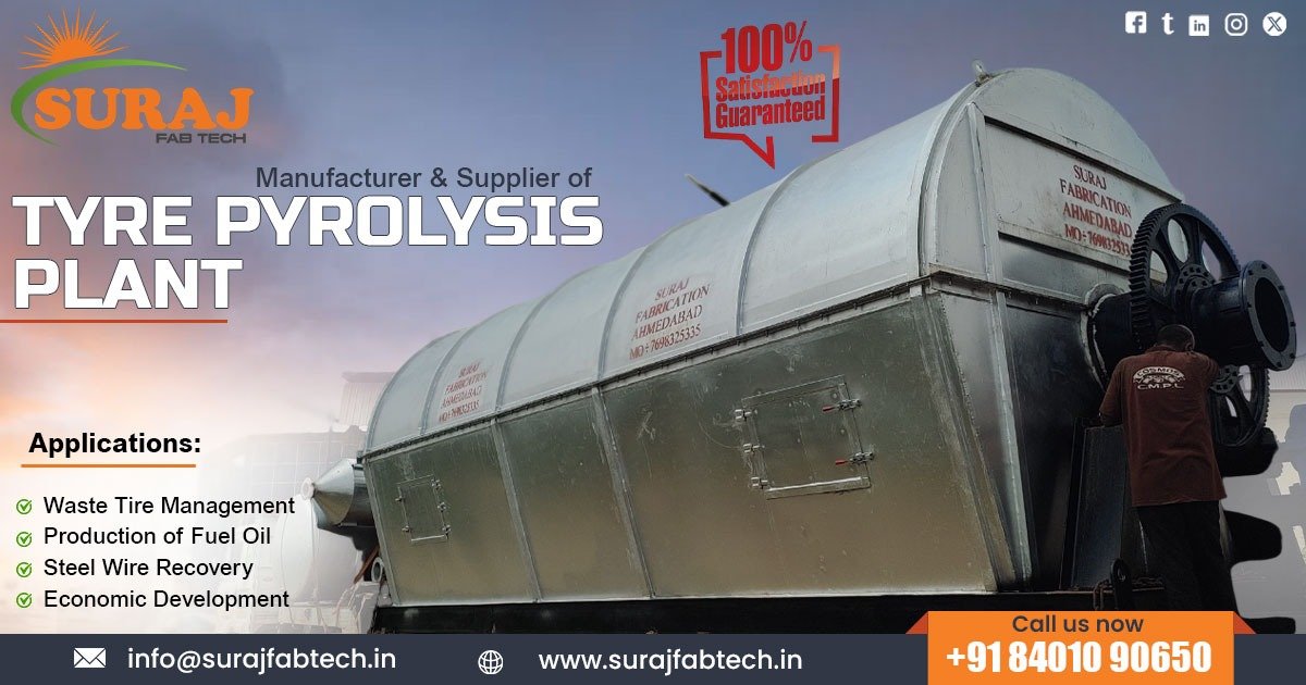 Tyre Pyrolysis Plant in Bihar