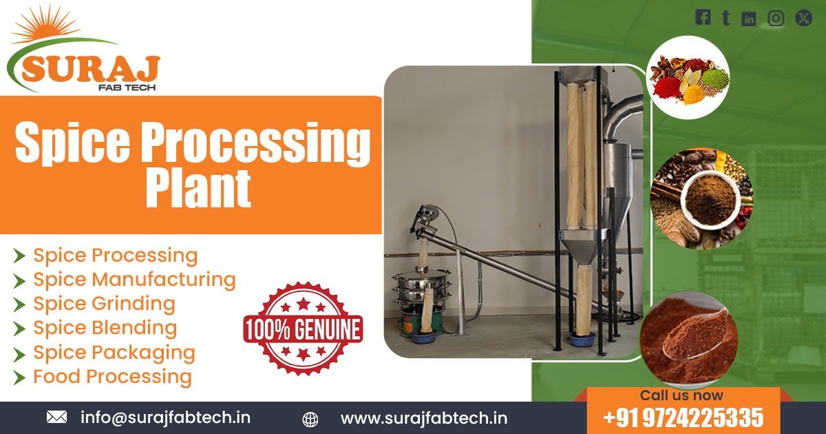 Spice Processing Plant in West Bengal