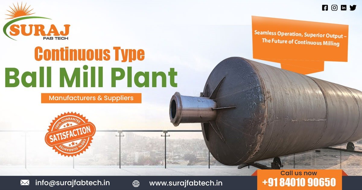 Continuous Type Ball Mill Plant in Odisha