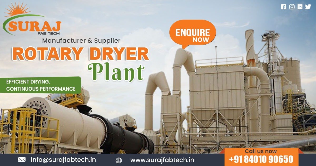Supplier of Rotary Dryer Plant in Hyderabad