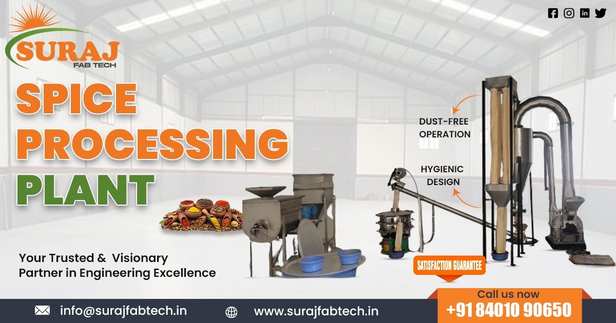 Supplier of Spice Processing Plant in Sikkim