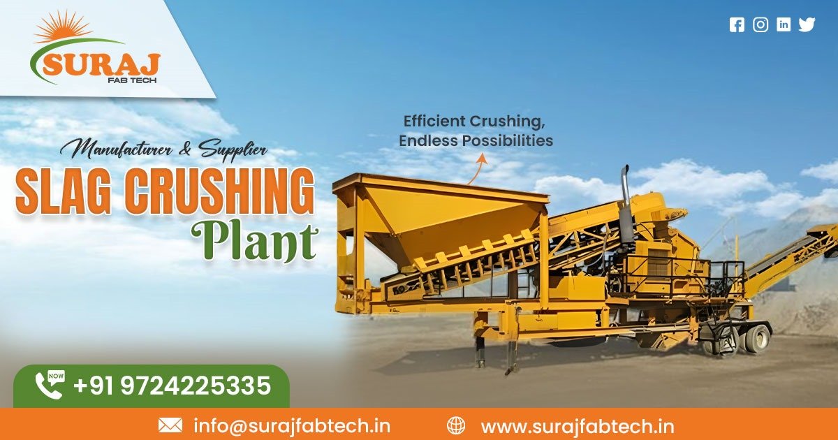 Premium Slag Crushing Plant in India