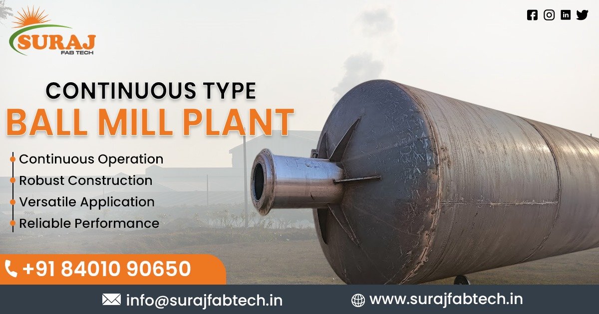 Continuous Type Ball Mill Plant for Industrial Use