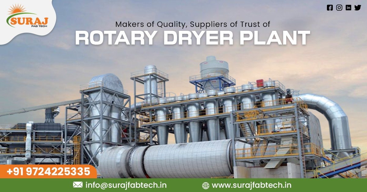 Rotary Dryer Plant in Ahmedabad