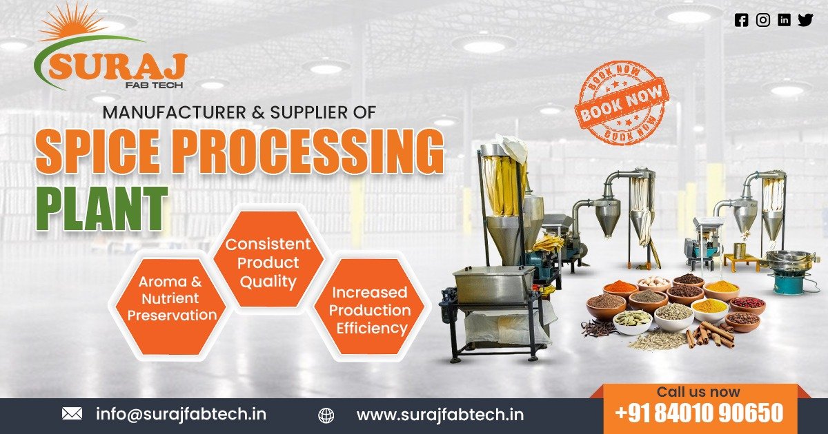 Spice Processing Plant in Maharashtra