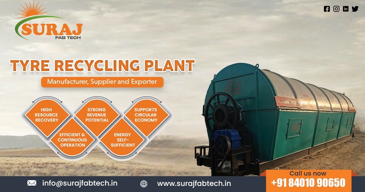 Tyre Recycling Plant in Jharkhand