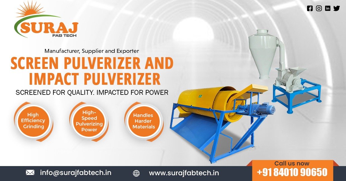 Screen Pulverizer and Impact Pulverizer in Odisha