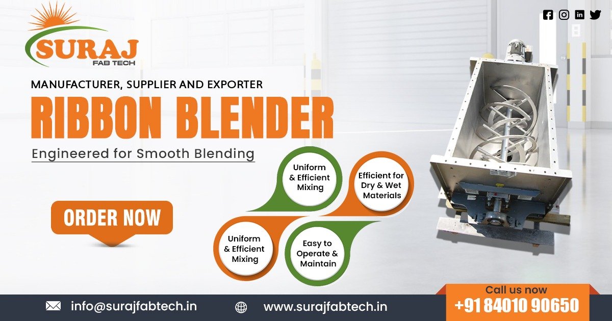 Ribbon Blender in Kerala