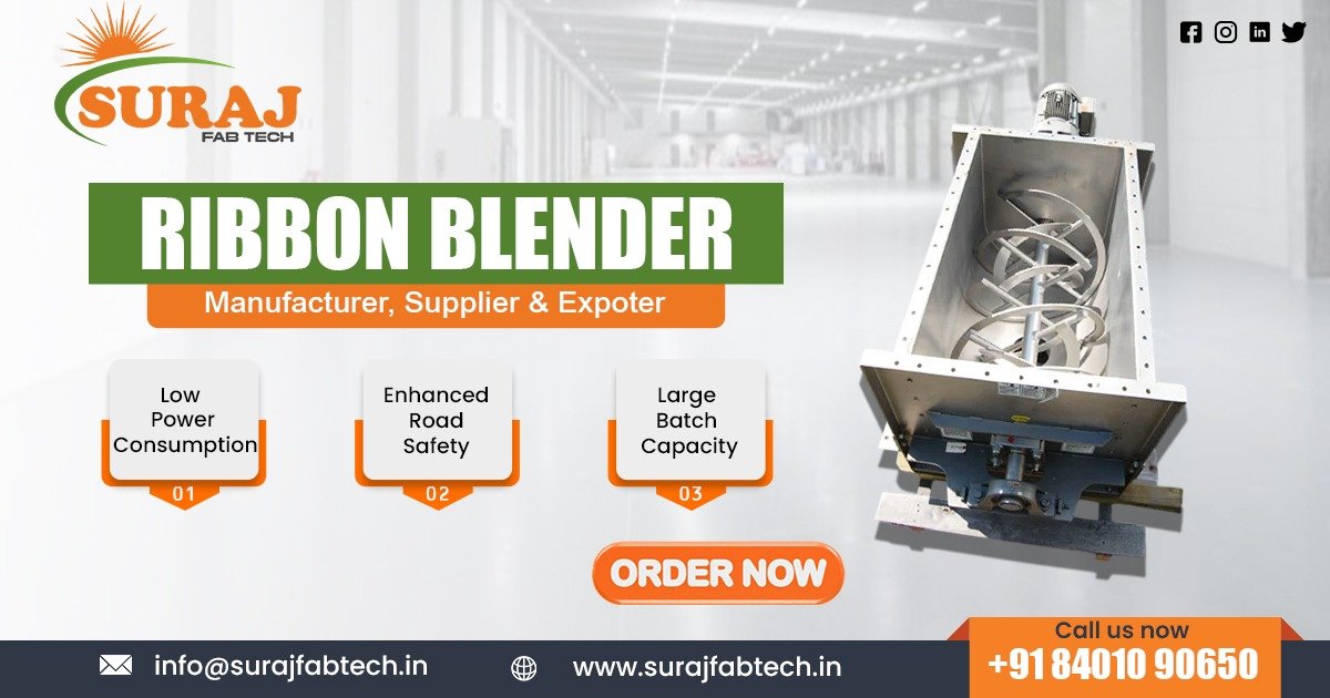 Supplier of Ribbon Blender in Maharashtra