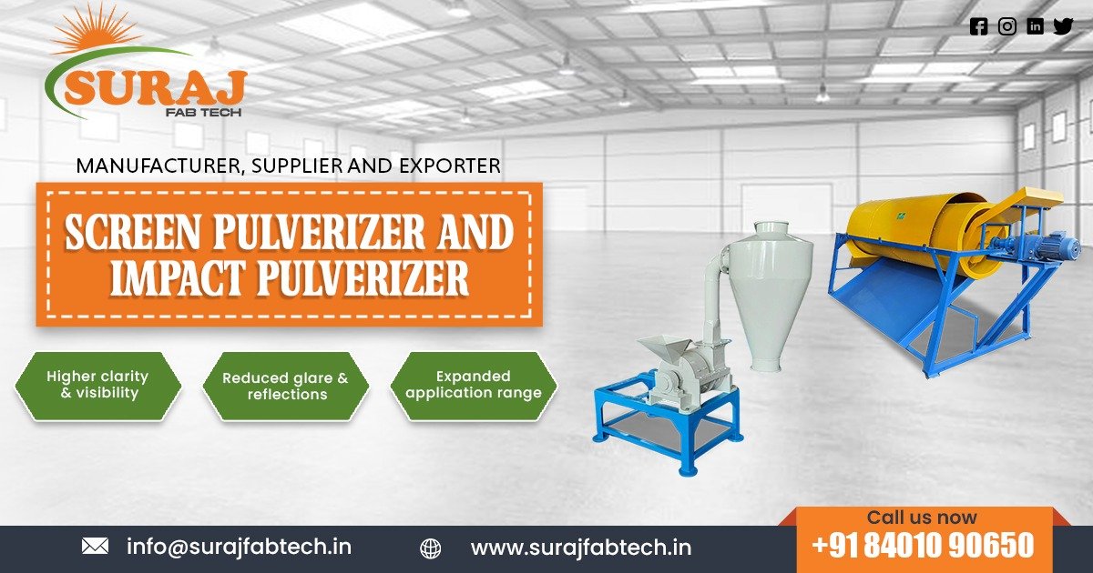 Screen Pulverizer and Impact Pulverizer in West Bengal