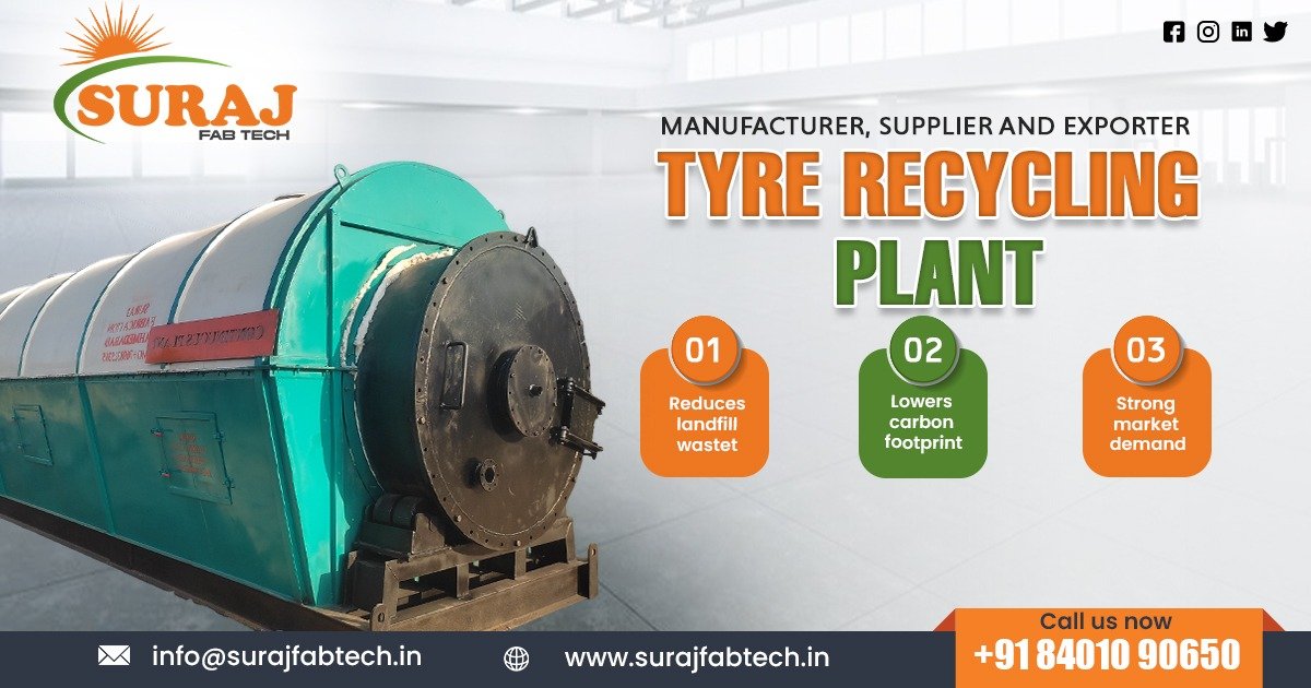 Tyre Recycling Plant in Ahmedabad
