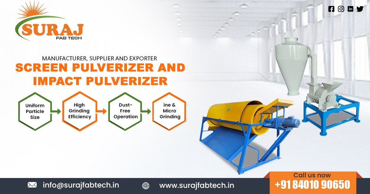 Screen Pulverizer and Impact Pulverizer in Telangana