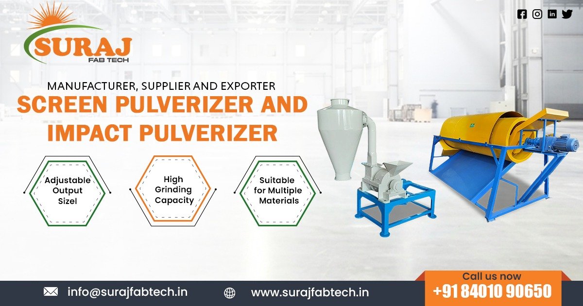 Screen Pulverizer and Impact Pulverizer in Maharashtra