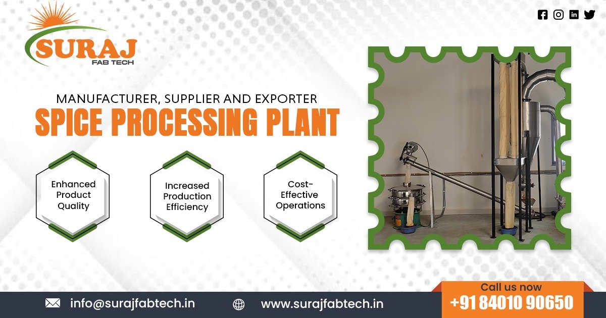 Spice Processing Plant Supplier in Rajasthan