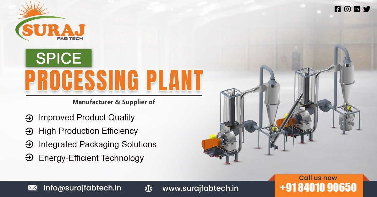 Spice Processing Plant in Chennai