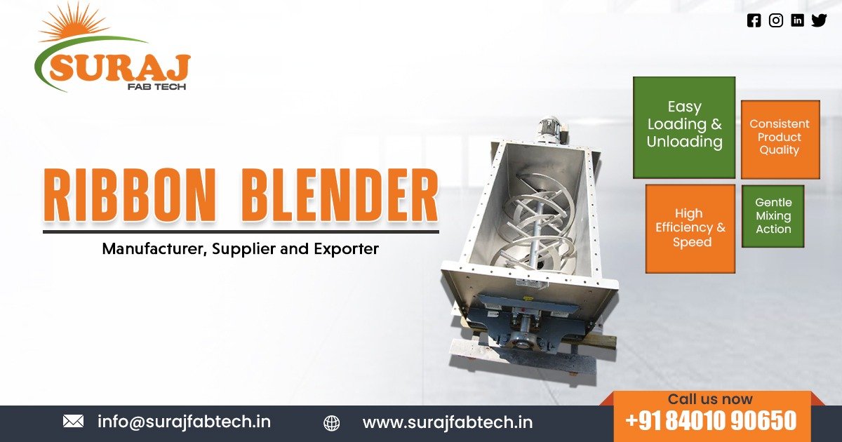 Ribbon Blender in Gujarat