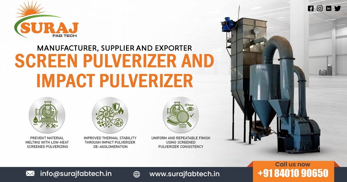 Screen Pulverizer and Impact Pulverizer in Andhra Pradesh