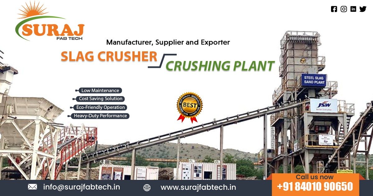 Supplier of Slag Crusher and Crushing Plant in Tamil Nadu