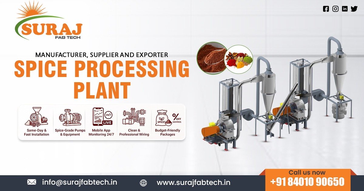 Top Spice Processing Plant in Rajasthan