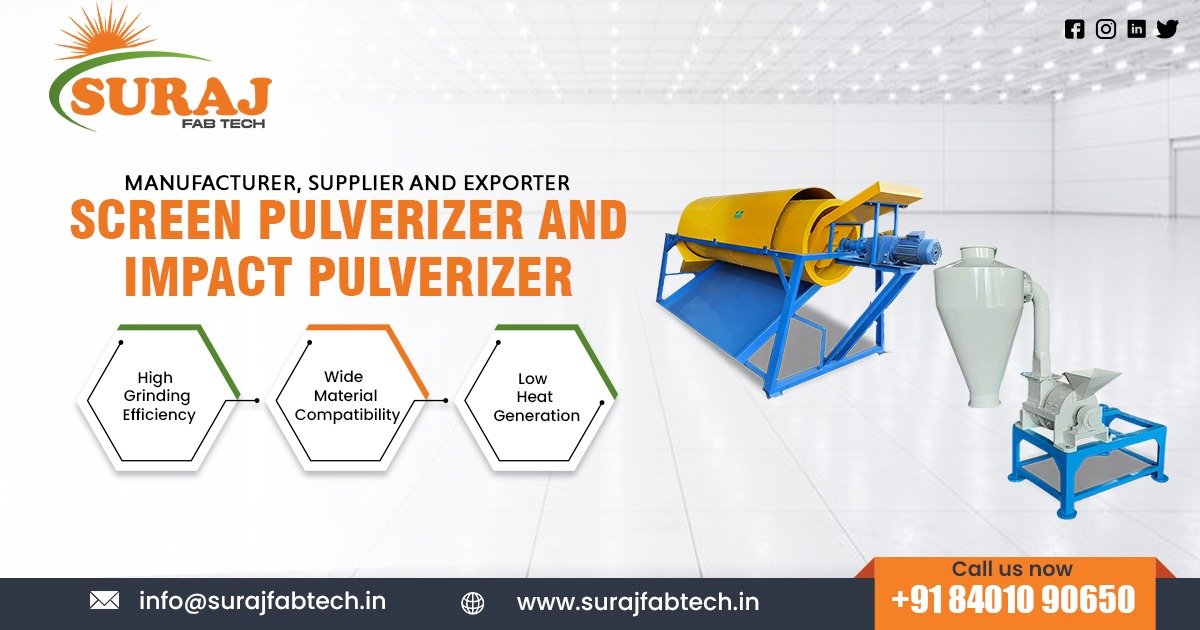 Best Screen Pulverizer and Impact Pulverizer Machine in Madhya Pradesh