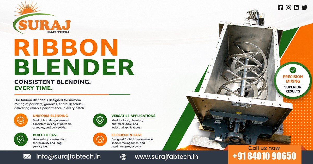 Ribbon Blender in Uttar Pradesh