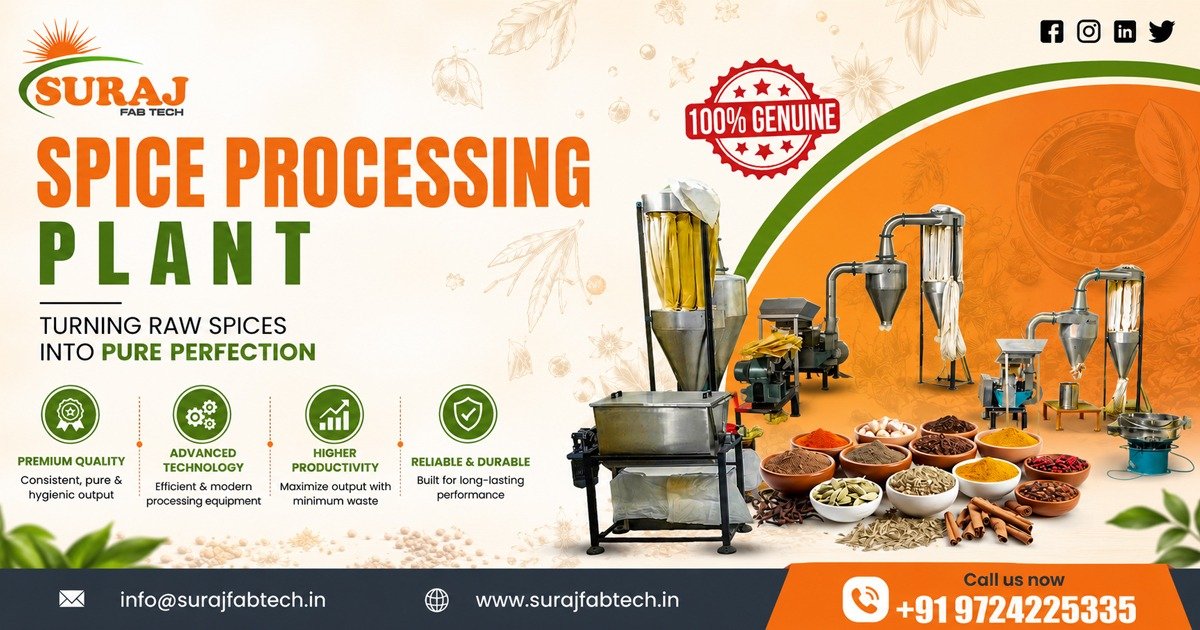 Spice Processing Plant in Udaipur