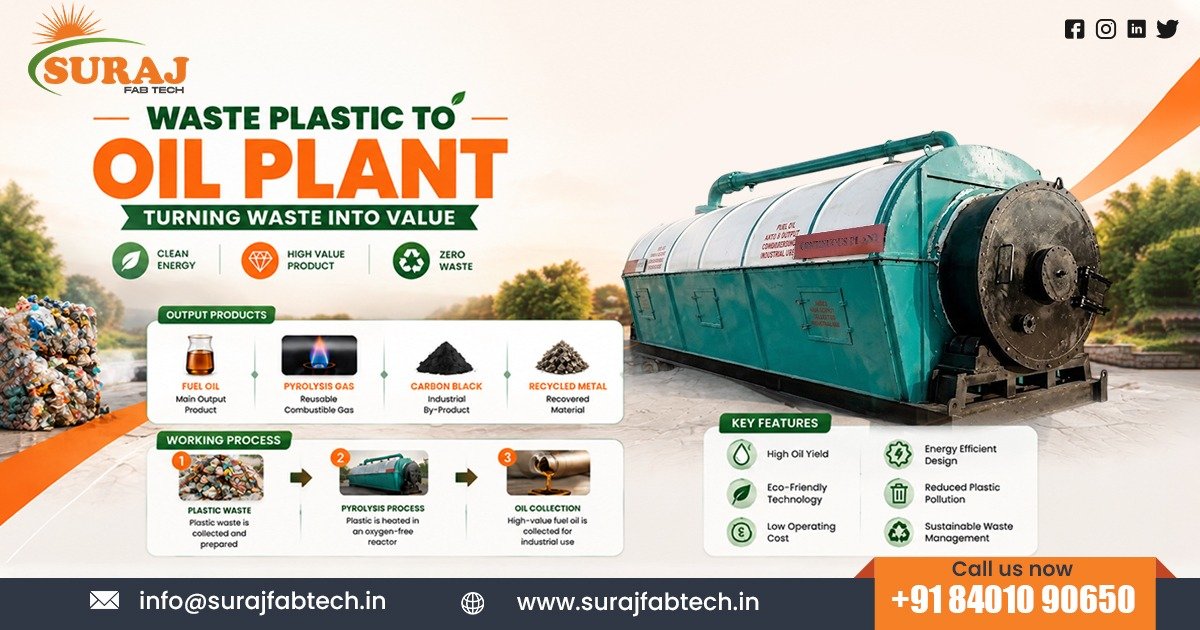 Waste Plastic to Oil Plant in Rajasthan