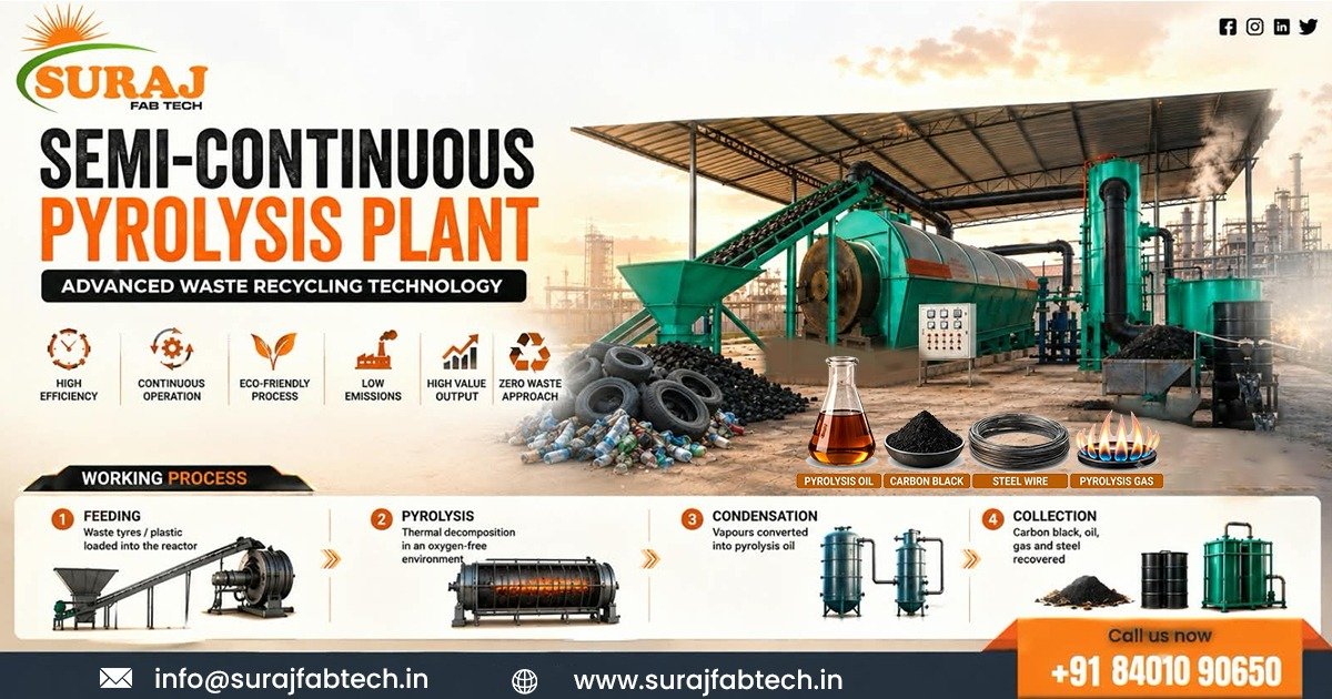 Semi-Continuous Pyrolysis Plant in Mumbai